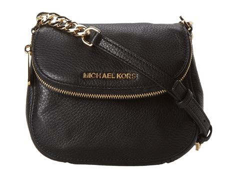 michael michael kors bedford flap crossbody bag black|michael kors bedford legacy handbag.